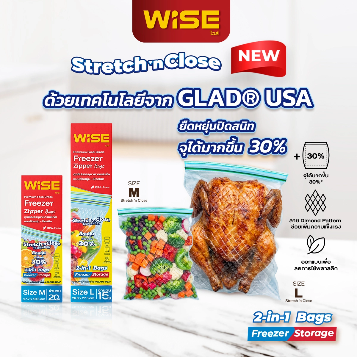 WISE Stretch’n Close